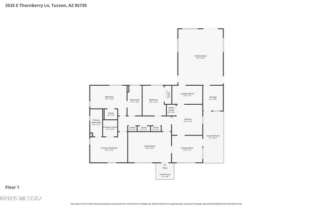 3535 E Thornberry Lane, Tucson, AZ 85739