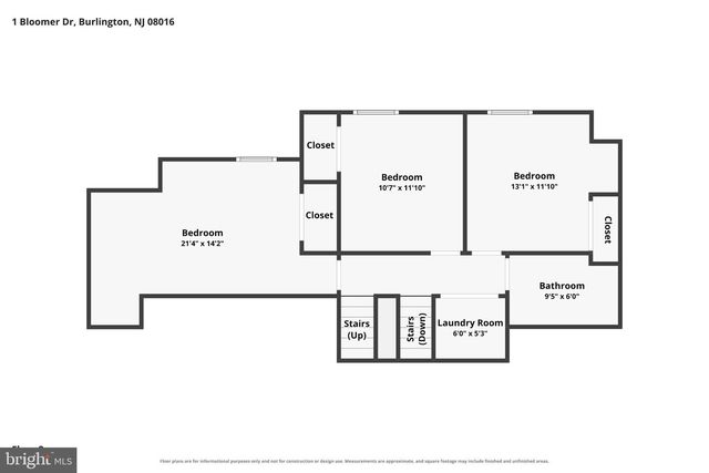 1 BLOOMER DR, Burlington, NJ 08016