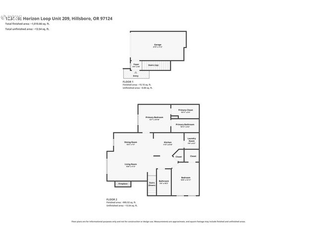 1231 Ne HORIZON Loop 209, Hillsboro, OR 97124