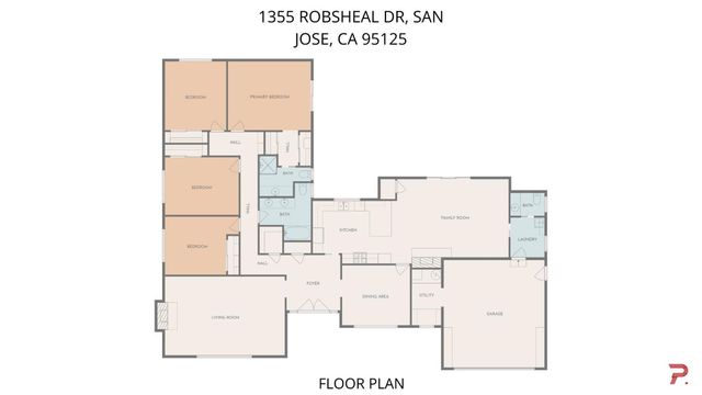 1355 Robsheal Drive, San Jose, CA 95125