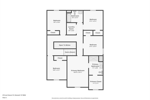 474 Low Pasture TRL, Maxwell, TX 78656