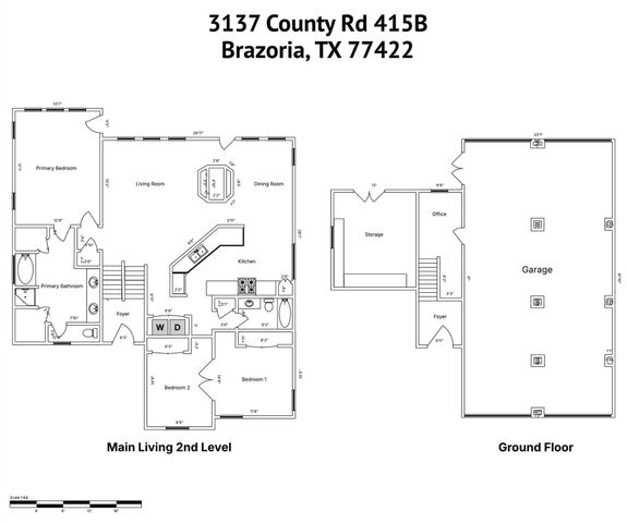 3137 County Road 415b, Brazoria, TX 77422