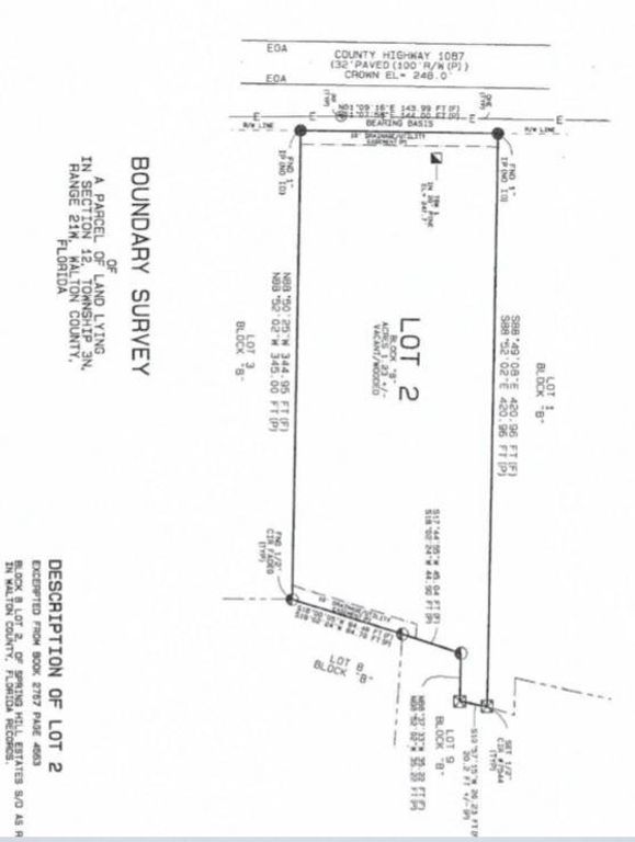 Lot 2 Co Highway 1087, Defuniak Springs, FL 32433