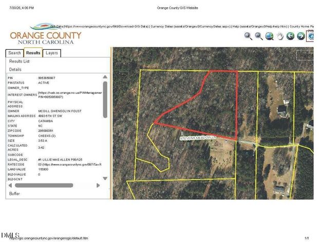 2315 Stevens Meadow Lane, Hillsborough, NC 27278