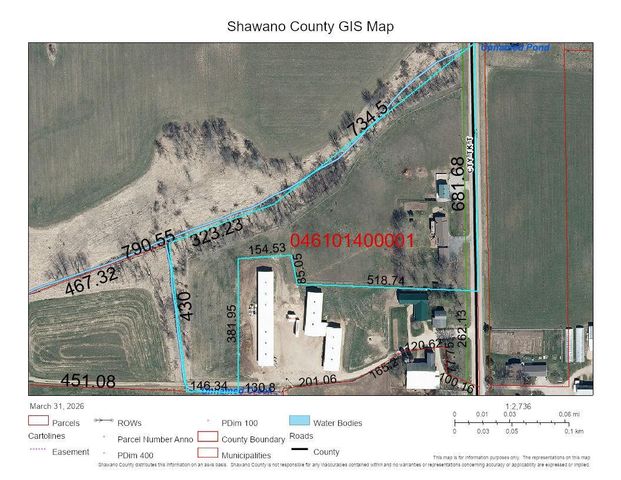 N4357 COUNTY ROAD T, Shawano, WI 54166