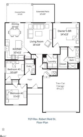 919 Rev. Robert Reid Street, Woodruff, SC 29388