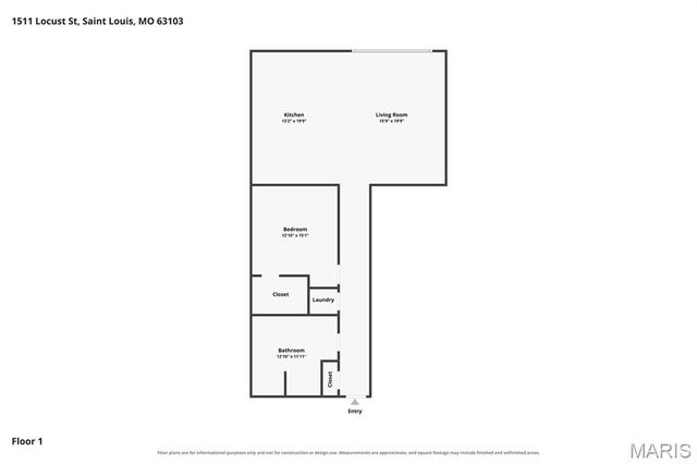 1511 Locust Street 610, St Louis, MO 63103