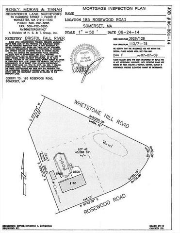 185 Rosewood Road, Somerset, MA 02726