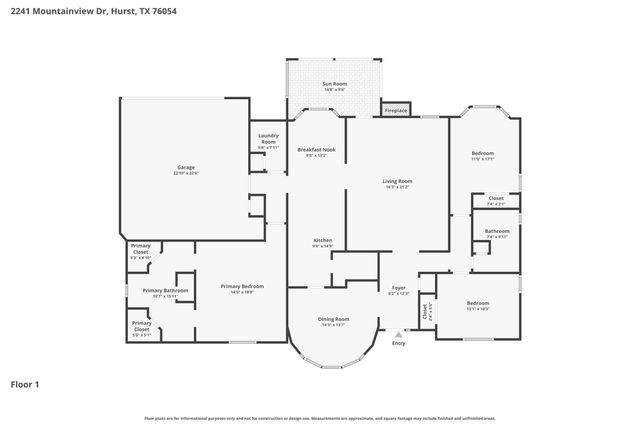2241 Mountainview Drive, Hurst, TX 76054