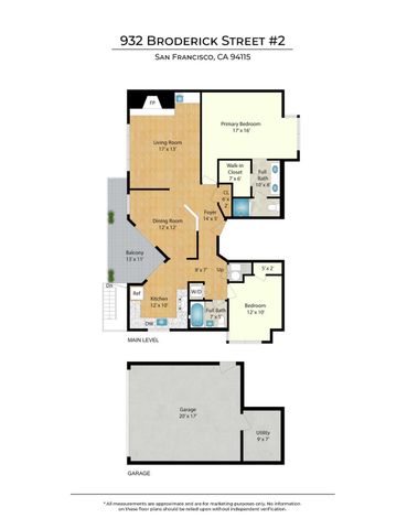 932 Broderick Street 2, San Francisco, CA 94115