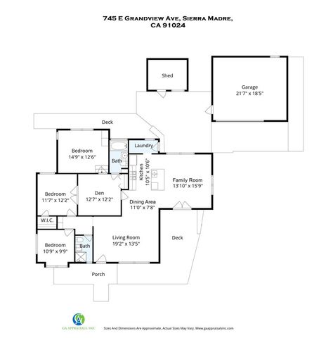 745 E Grandview, Sierra Madre, CA 91024