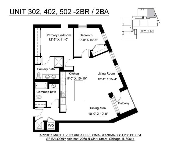 2050 N Clark Street 302, Chicago, IL 60614