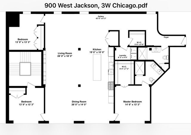 900 W JACKSON Boulevard 3W, Chicago, IL 60607