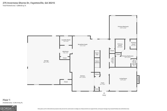 275 Inverness Shores Drive, Fayetteville, GA 30215