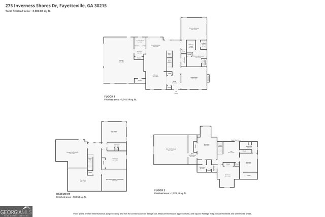 275 Inverness Shores Drive, Fayetteville, GA 30215