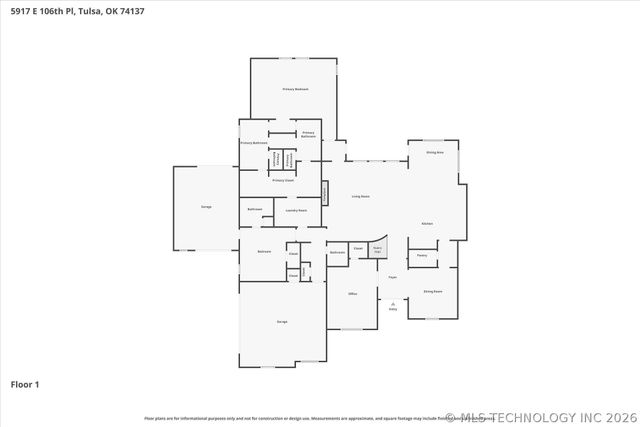 5917 E 106th Place, Tulsa, OK 74137