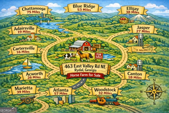 463 E Valley Road NE, Rydal, GA 30171