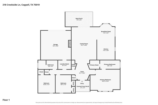 218 Creekside Lane, Coppell, TX 75019