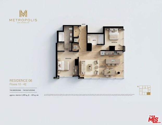 877 Francisco Street 1506, Los Angeles, CA 90017