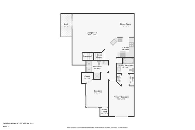 743 Cherokee PATH, Lake Mills, WI 53551