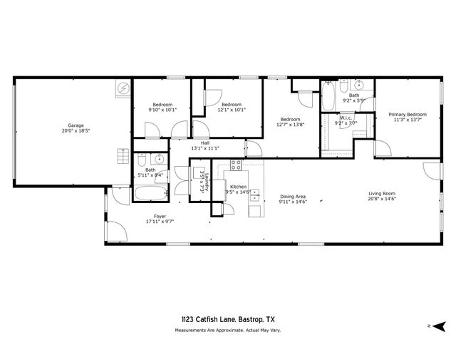1123 Catfish LN, Bastrop, TX 78602