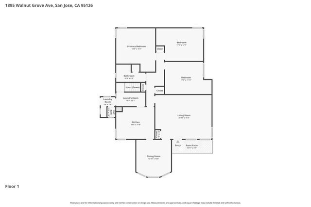 1895 Walnut Grove Avenue, San Jose, CA 95126