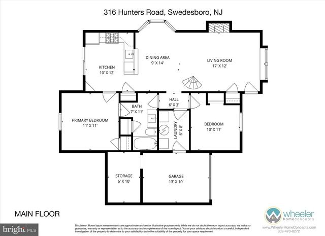 316 HUNTERS RD, Swedesboro, NJ 08085