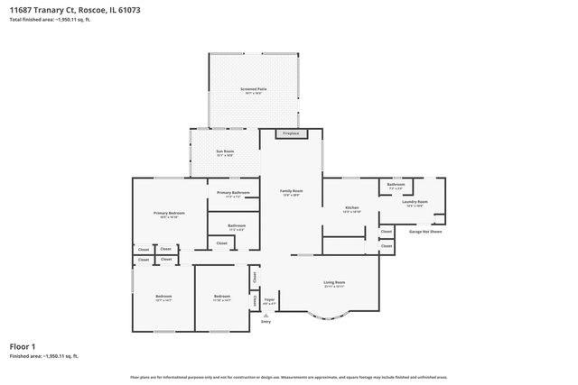 11687 Tranary Court, Roscoe, IL 61073