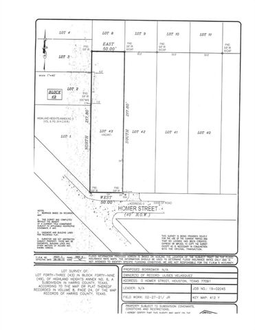 0 Homer, Houston, TX 77091