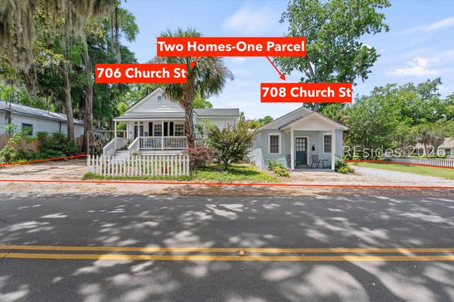 706 & 708 Church Street, Beaufort, SC 29902