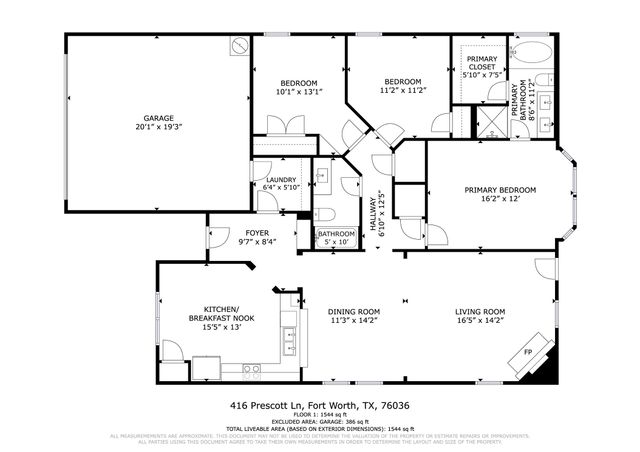 416 Prescott Lane, Fort Worth, TX 76036