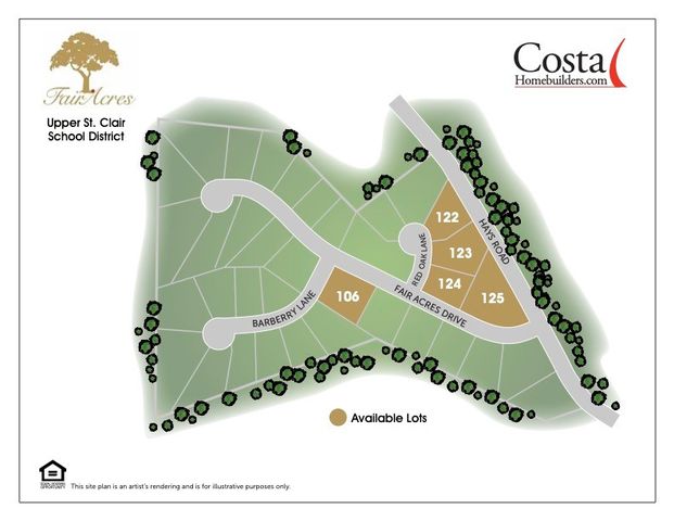 115 (Lot 124) Fair Acres Dr, St Clair, PA 15241