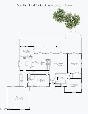 1538 Highland Oaks Drive, Arcadia, CA 91006