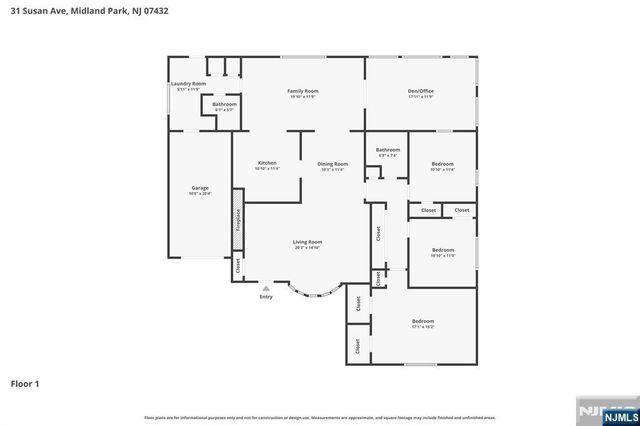 31 Susan Avenue, Midland Park, NJ 07432