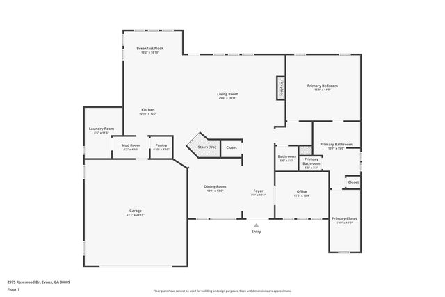 2975 Rosewood Drive, Evans, GA 30809