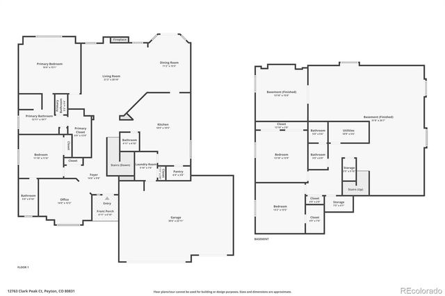 12763 Clark Peak Court, Peyton, CO 80831