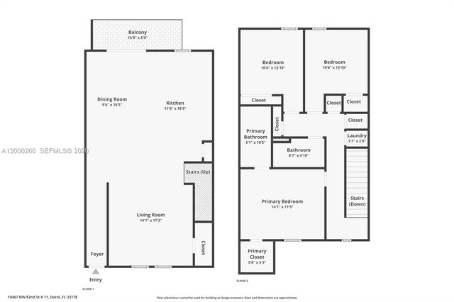 10467 NW 82nd St 11, Doral, FL 33178