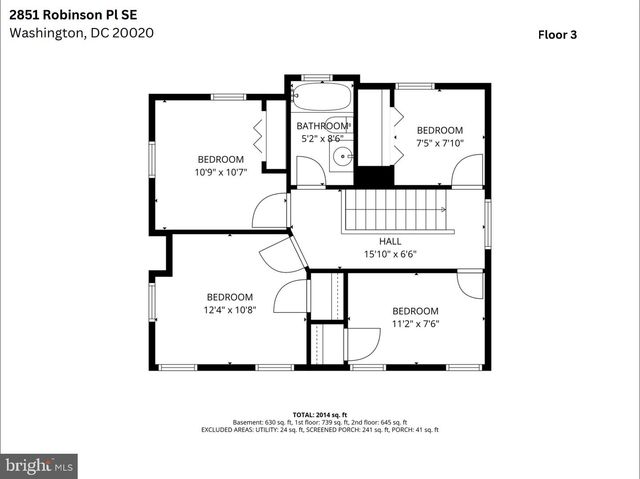 2851 ROBINSON PL SE, Washington, DC 20020