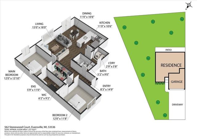 562 Stonewood Court, Evansville, WI 53536