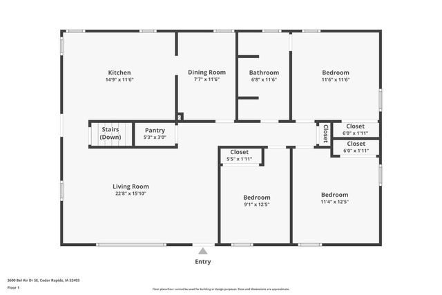 3600 Bel Air SE, Cedar Rapids, IA 52403