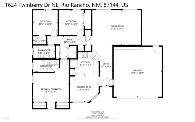 1624 Twinberry Drive NE, Rio Rancho, NM 87144