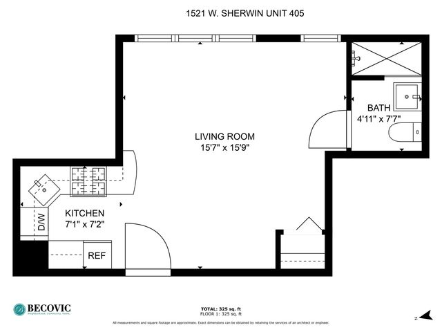 1521 W Sherwin Avenue 405, Chicago, IL 60626