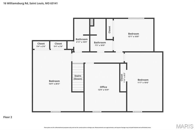 16 Williamsburg Road, Creve Coeur, MO 63141