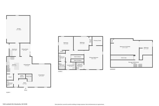 1254 Lambeth ROAD, Waukesha, WI 53189