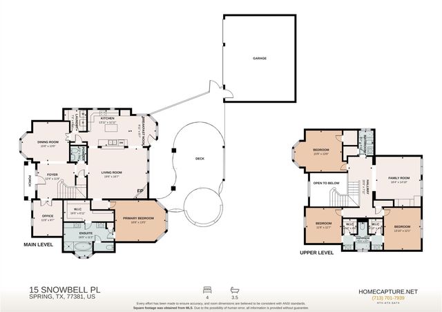 15 Snowbell Place, The Woodlands, TX 77381