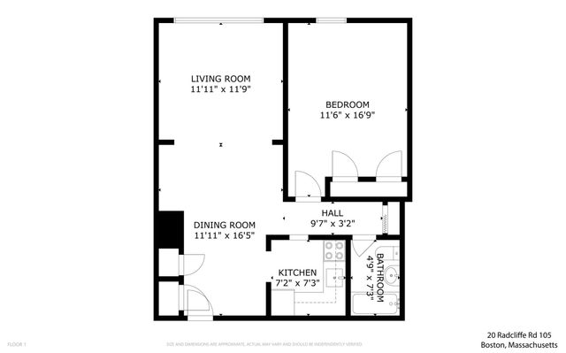 20 Radcliffe 105, Boston, MA 02134