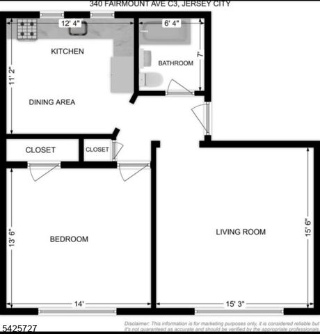 340 Fairmount Ave C3, Jersey City, NJ 07306