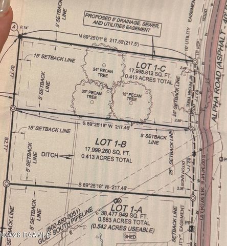 Tbd Alpha Road, Abbeville, LA 70510