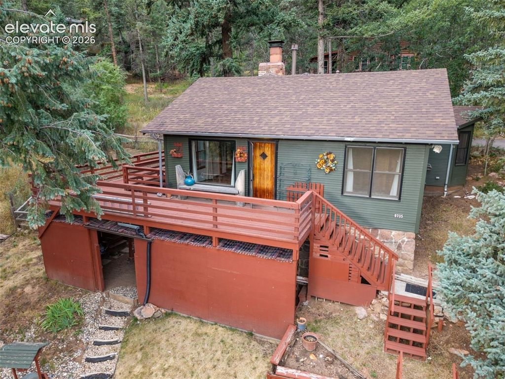 9735 Mountain Road, Cascade, CO 80809 — exterior