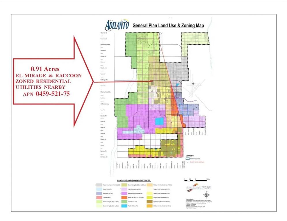 0 El Mirage & Raccoon 0.91-acres, Adelanto, CA 92301